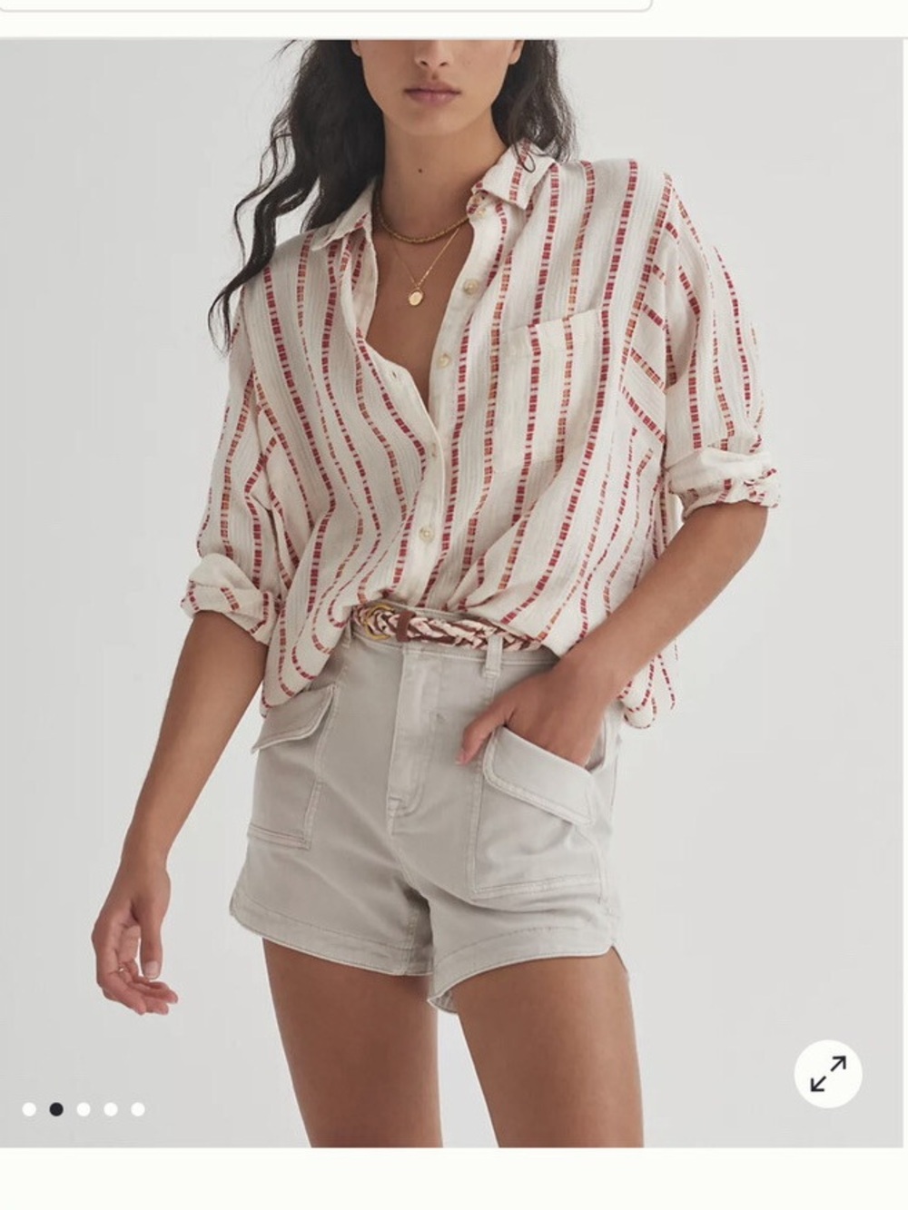 Anthropologie Pilcro Stripe Button Down